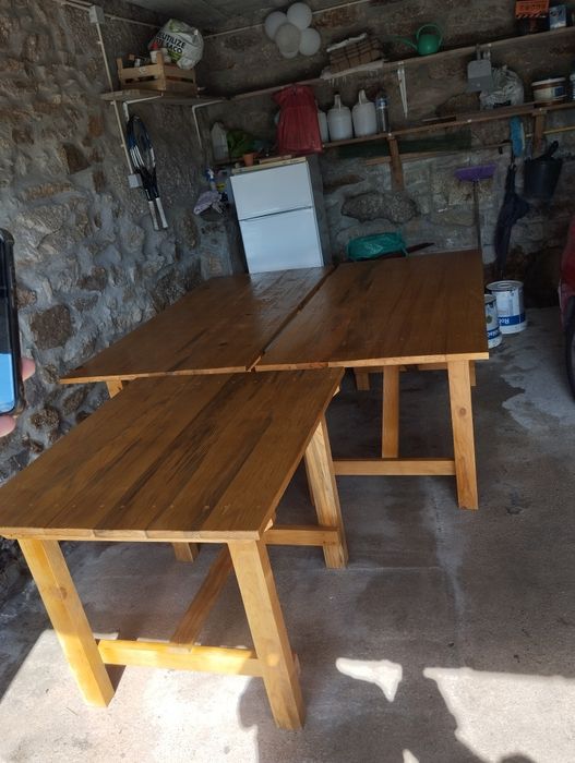 Bancos, mesa de jardim, esplanadas madeira, telheiros em madeira