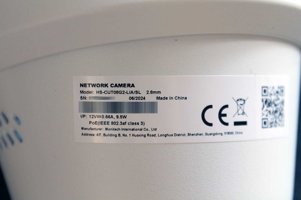 ip камера Hitosino/Hikvision 8мп HS-CUT08G2-LIA/SL• POE Микроф microSD