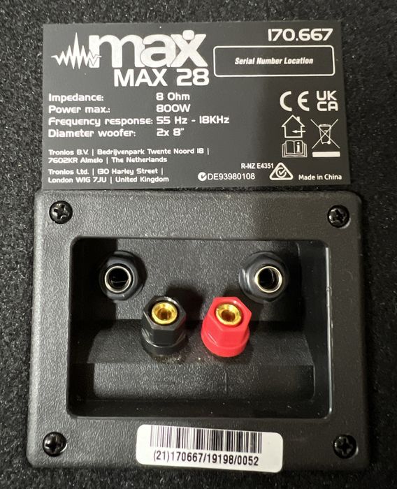 Продам акустичні колонки Max 2×8