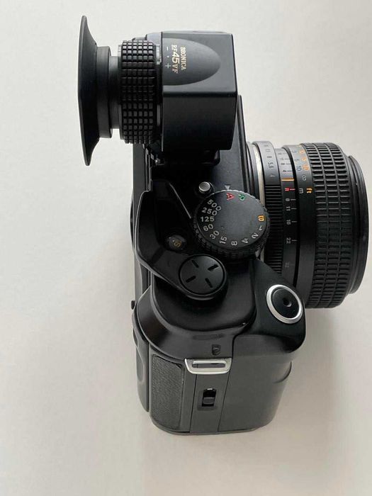 BRONICA 645 RF + Zenzanon 1:4 F 45mm + Wizjer zewnetrzny