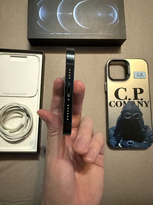 Iphone 12 pro max, niebieski, 128 GB, 77% kondycji baterii