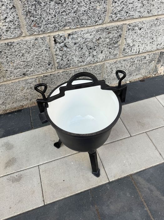 KOCIOŁEK EMALIOWANY 8L / 11L / 15L NA OGNISKO + Gratis Wysyłka 24H