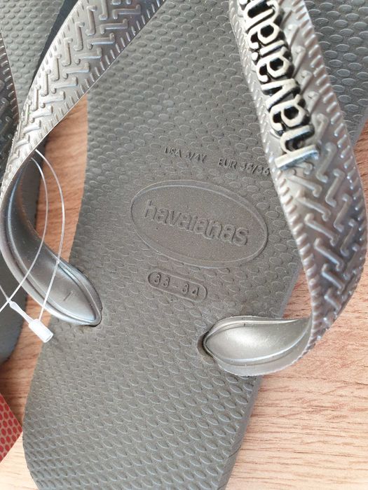 Nowe klapki basenowe, japonki Havaianas, rozmiar 35/36
