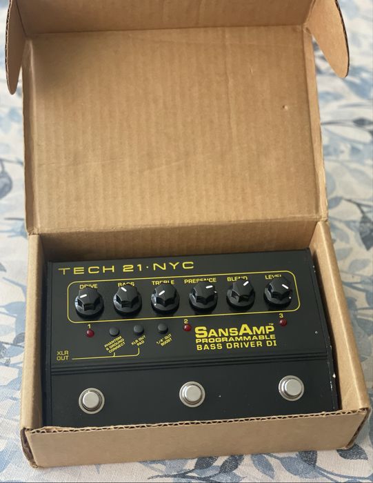 Tech 21 SansAmp Bass Driver D.I. Programavel .
