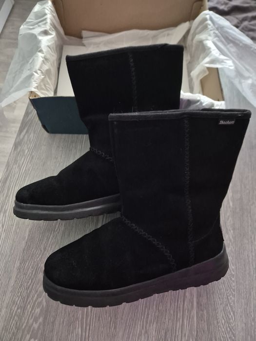 Сапоги зимние, женские Skechers