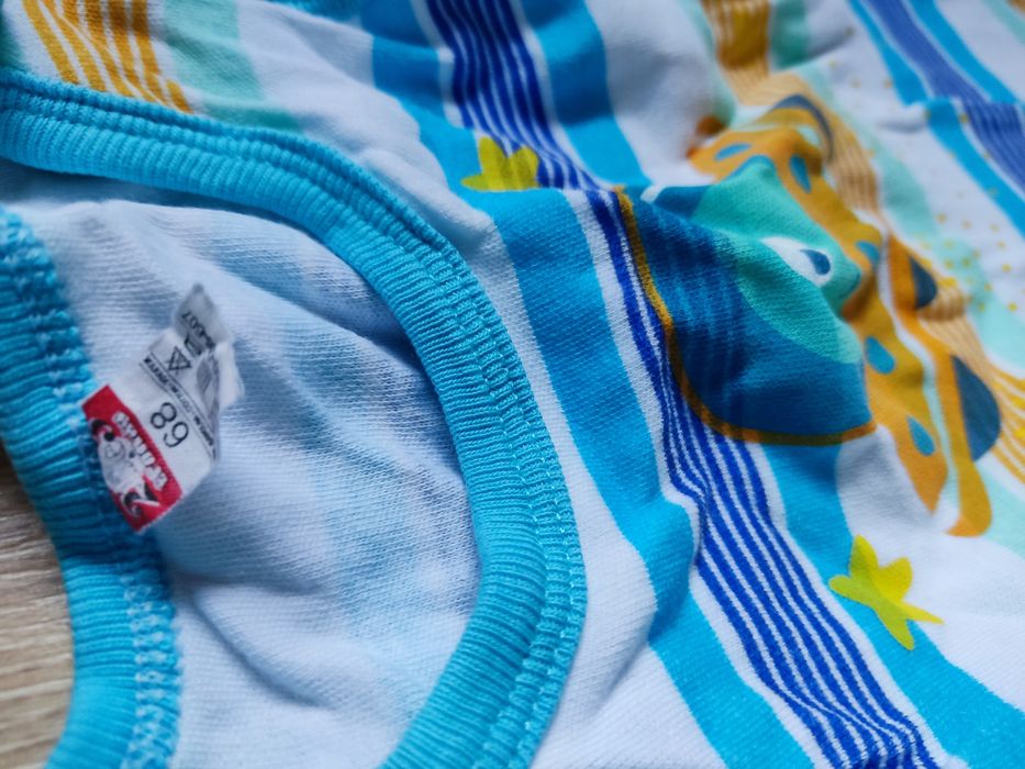 Śpiochy 7 szt niemowlęce rozpinane w kroku,68