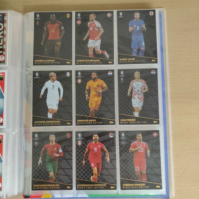 Cartas Topps Uefa Euro 2024 Match Attax Black Edge, Chrome , Energy