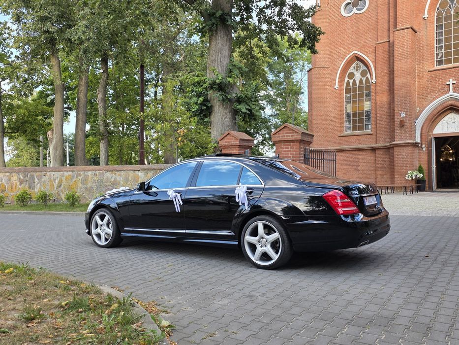 Mercedes S Klasa AMG Long do ślubu wesele bal studniówka