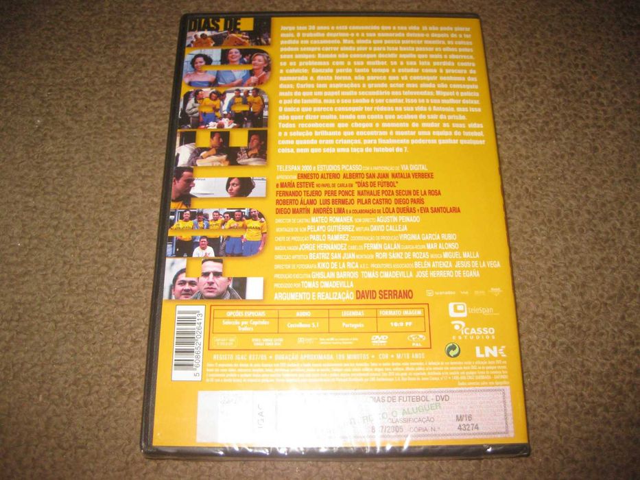 DVD "Dias de Futebol" de David Serrano/Selado!