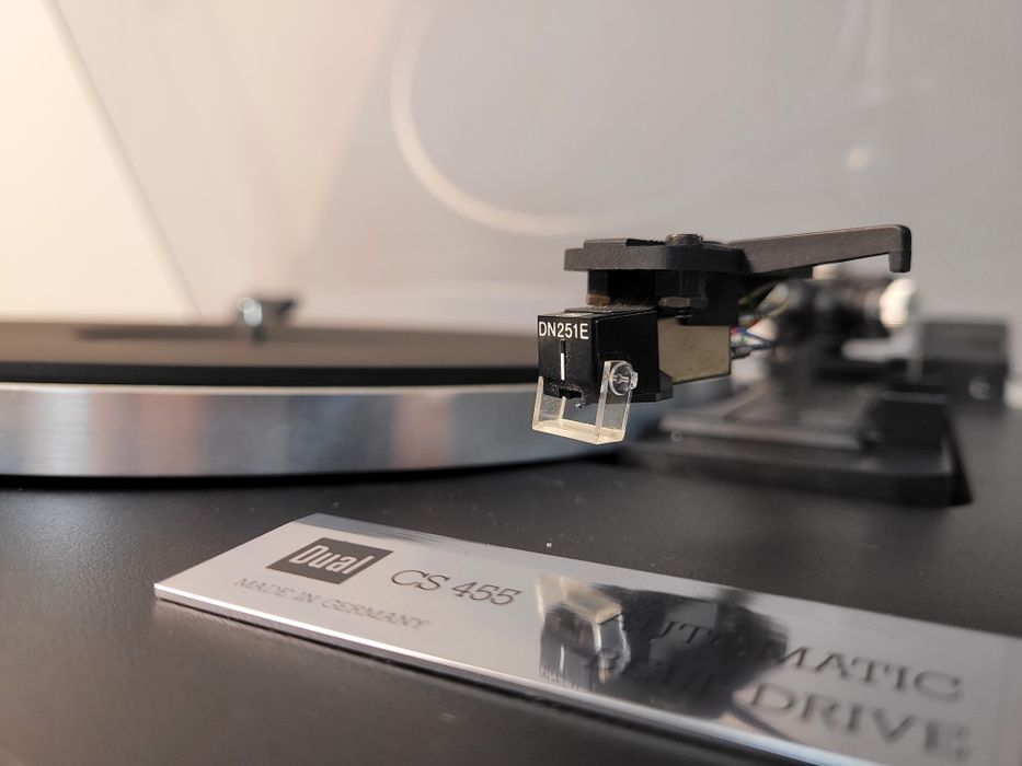 Gramofon Dual CS 455 - automatyczny, czarny, po serwisie, Zadbany