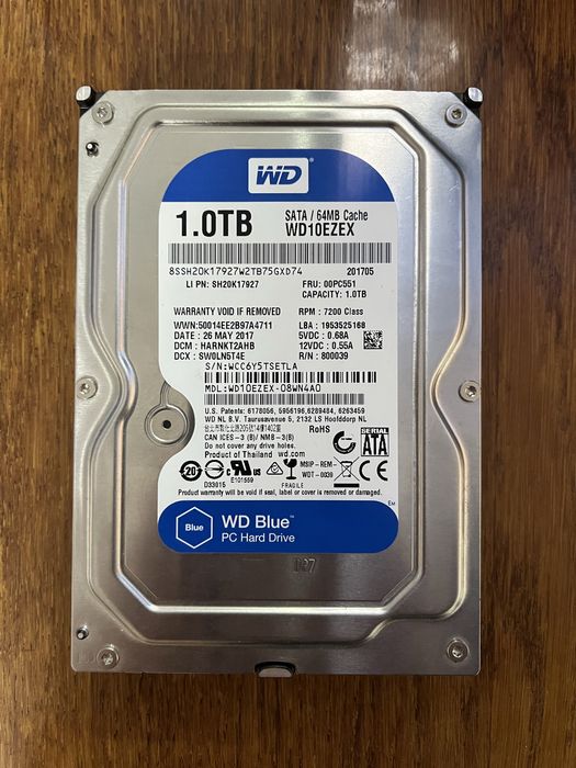 Жёсткий диск 1 тб
