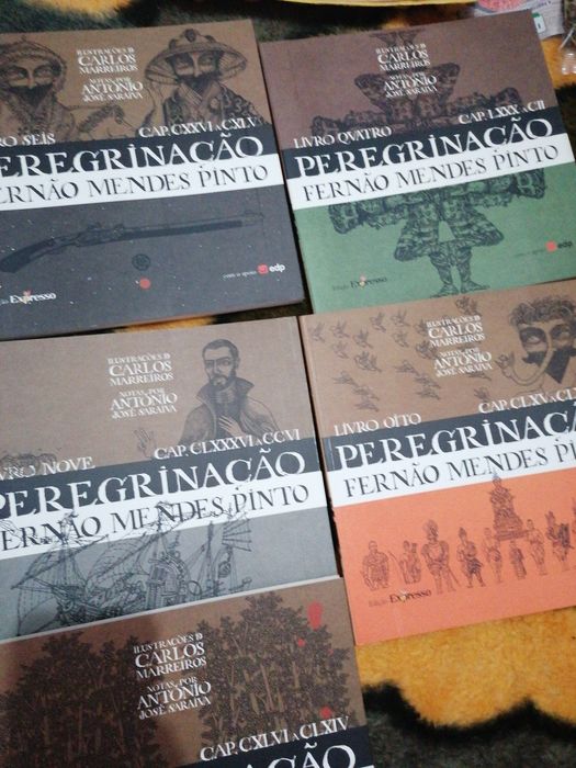 7 Livros Peregrinação Fernão Mendes Pinto