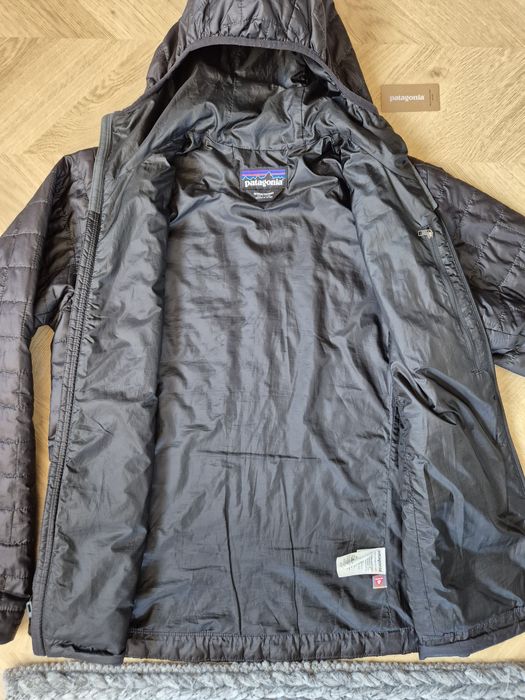Patagonia kurtka puchowa w karo wiosenna