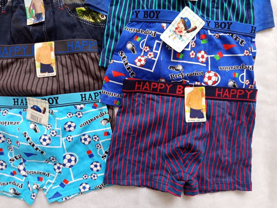 Zestaw bokserek 134/146cm 8szt