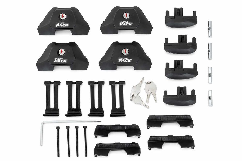 Inter Pack Virgo IR 120 G2 bagażnik dachowy relingi srebrny 75kg T-profil