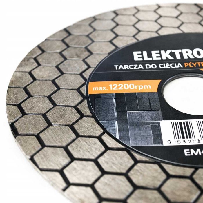 Tarcza diamentowa do cięcia gresu pod kątem 45° fazowania 125mm