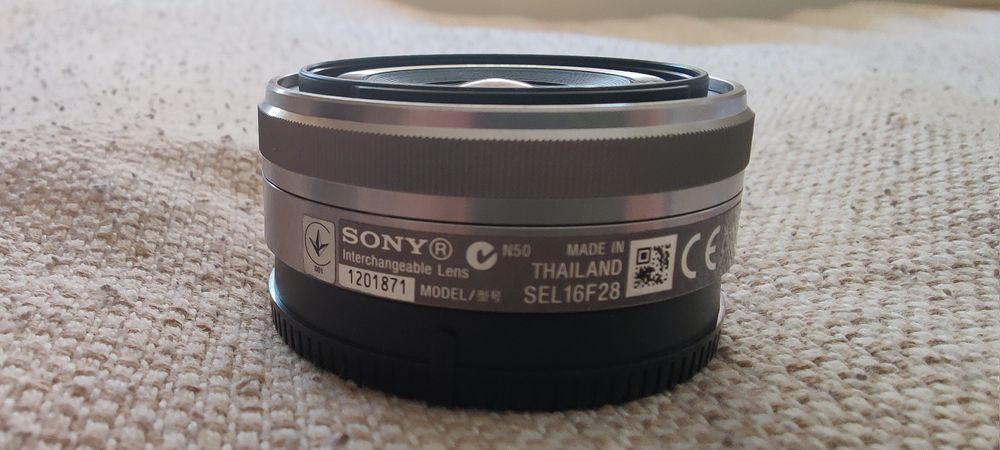 Objetiva Sony Sel 16f28 + conversor fhisheye