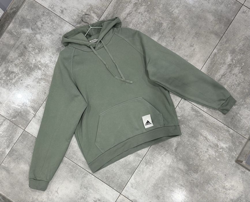 Męska bluza z kapturem M adidas zielona