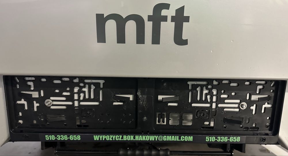 Wynajem MFT BOXA Bagażnik Box kufer na hak XL na narty wakacje hakowy