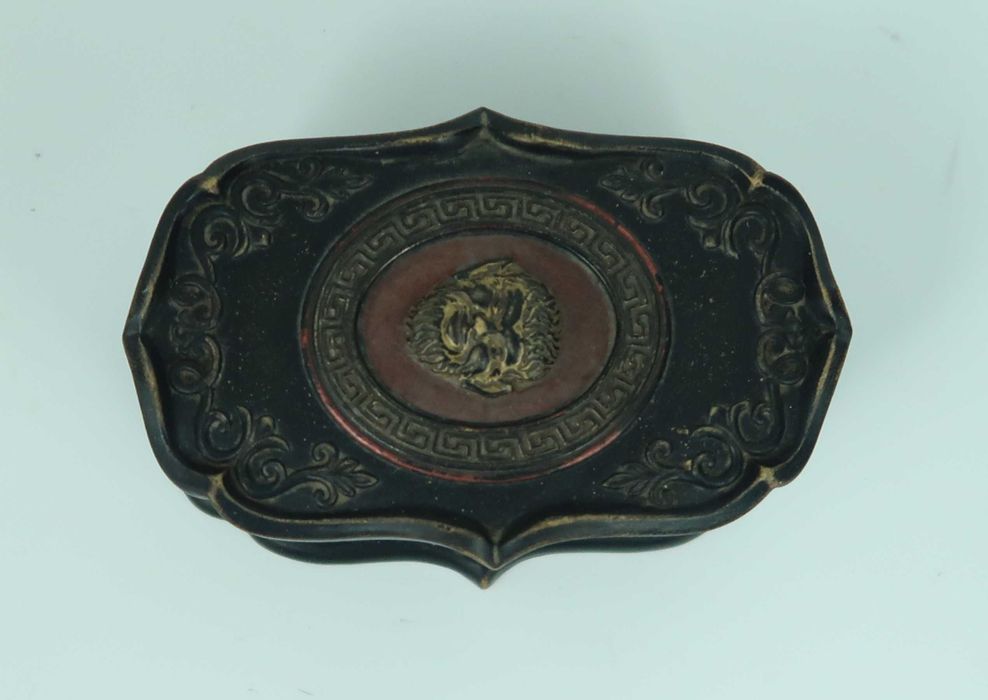 Caixa fosforeira terracota WS&S - Wilhelm Schiller and Sohn 1900s