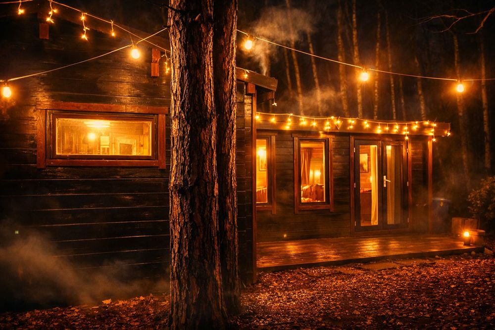 Oferta dla rodzin pon-pt … Domek w lesie, sauna & bania 250/350 noc
