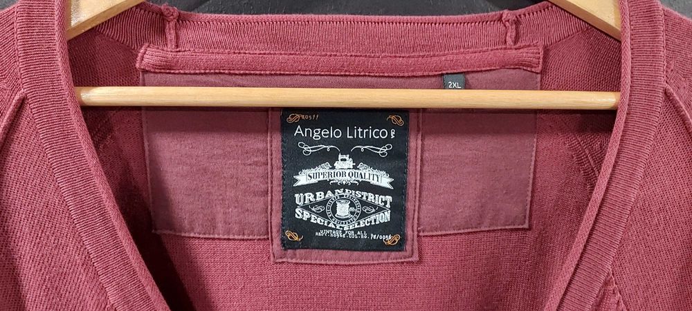 Casaco informal de cor bordeaux para homem