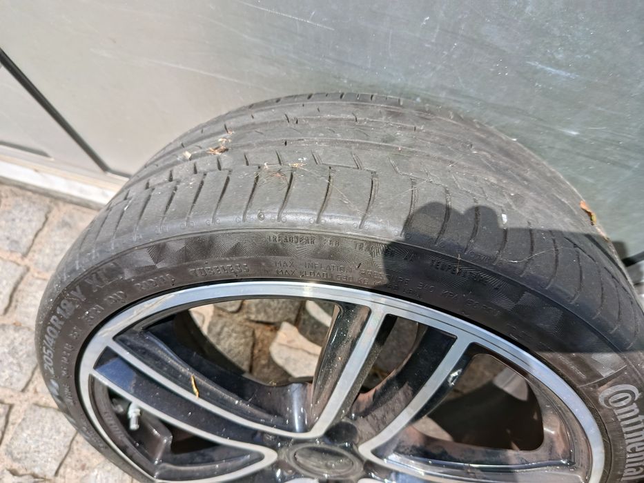 Jantes 18 Brock 5*112 com dois pneus 225/45/18