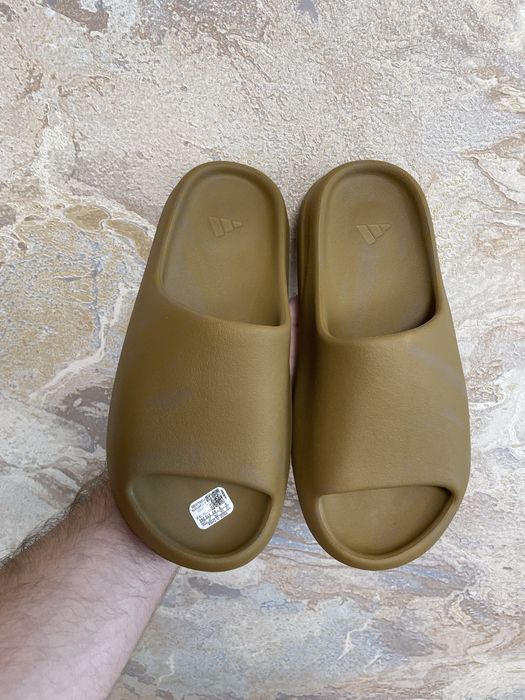 Шлепки Adidas Yeezy Slide Ochre размер 42