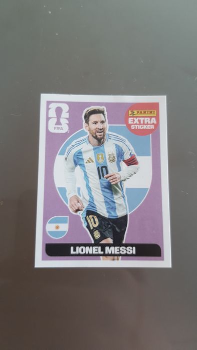 Cromo do mundial Legend do Messi