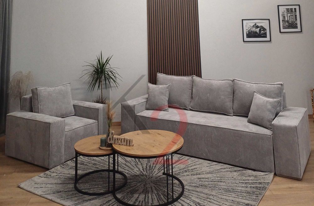 Sofa FABIO ,kanapa od producenta, rozkładana, USB pojemnik + GRATIS,