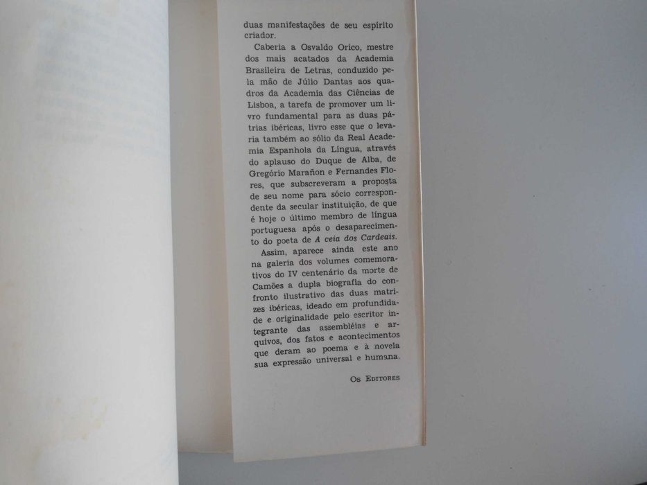 Camões e Cervantes por Osvaldo Orico