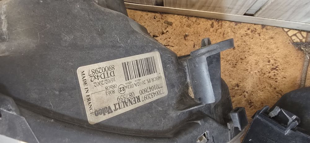 Lampa   lewa prawa Renault Scenic I