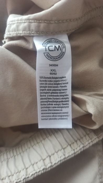 Szorty męskie kremowe