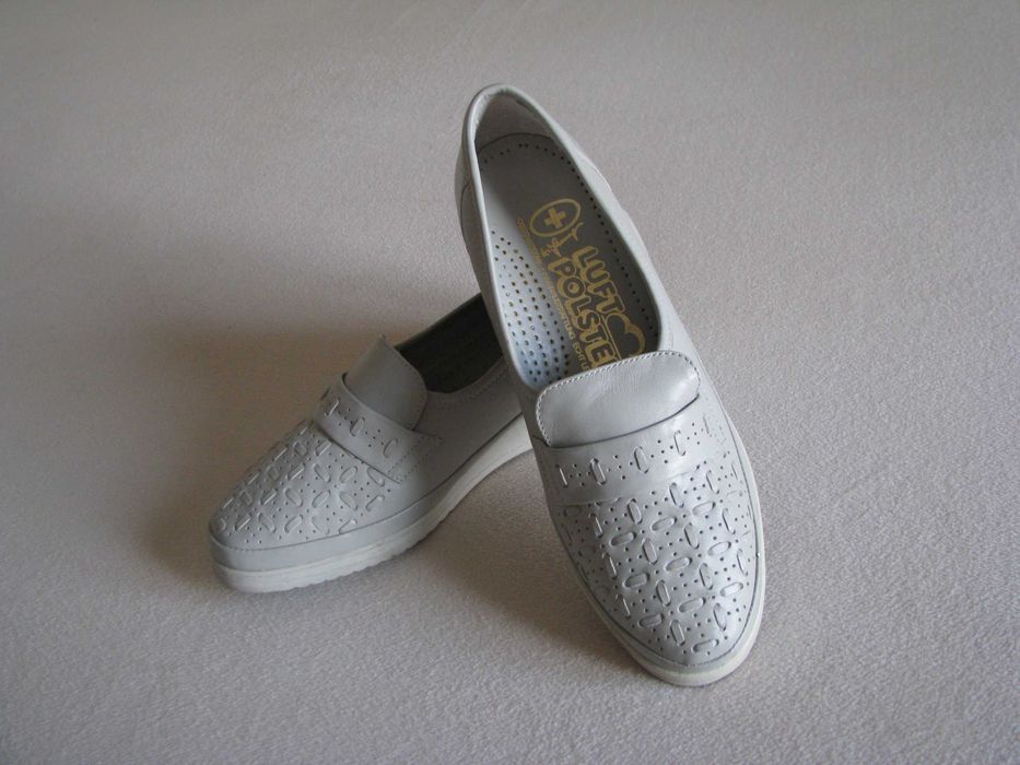 Wygodne buty damskie, rozm. 38 skóra naturalna