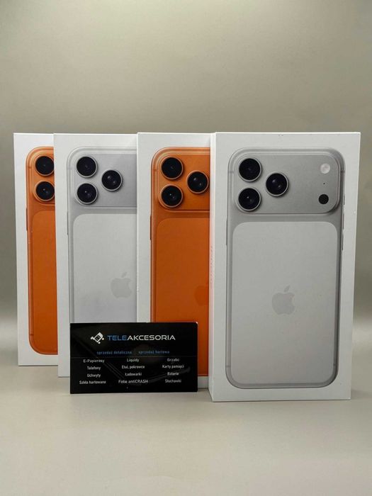 Iphone 17 Pro Max 256Gb ESim Blue/Orange Galeria Różana Cena:5099.-