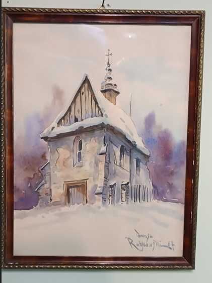 Akwarela, polski autor