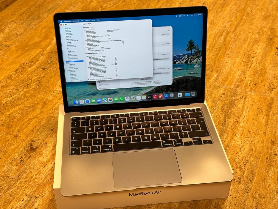 laptop Macbook air m1 8gb 256GB