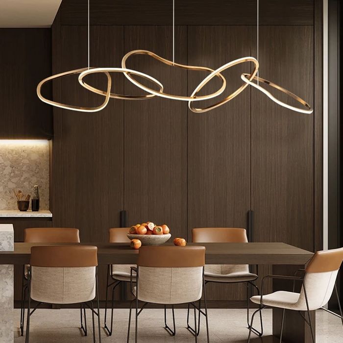 Підвісна люстра,видовжена люстра лед,Led