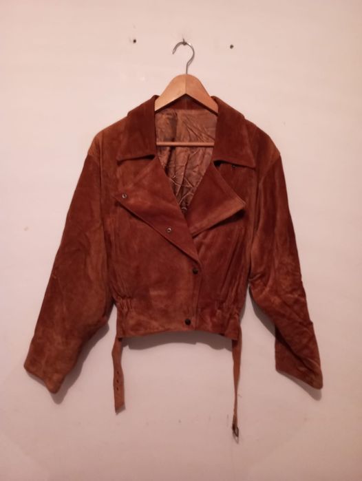 Casaco de Pele Vintage Tamanho M