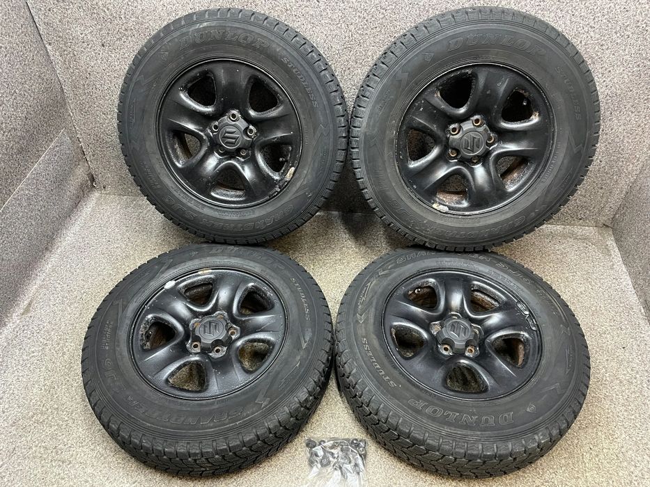 Kola felgi stalowe opony DUNLOP R16 M+S 5x114.3 Suzuki Grand Vitara 2 II
