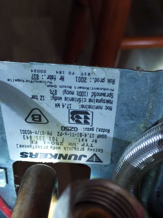 Piecyk gazowy Junkers