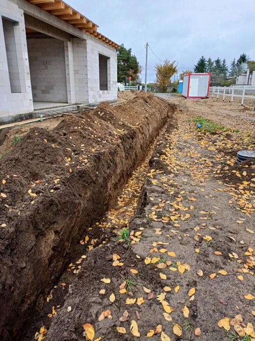 Usługi koparko-ładowarką