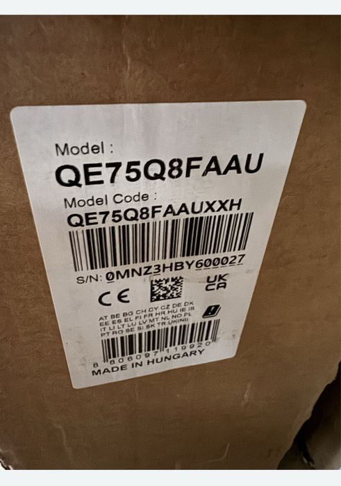 Телевізор Samsung QE43Q8F 50-55-65-75Q8F U8072