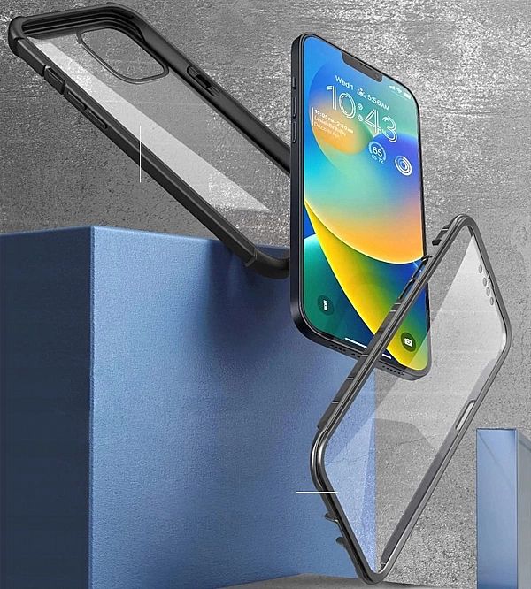 Pancerne plecki Supcase do iPhone 14 Plus / 15 Plus - czarne etui