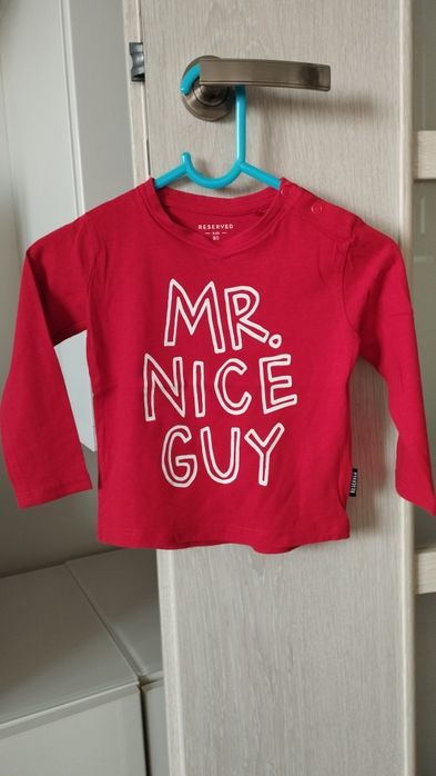 Bluzki z długim rękawem Reserved Coccodrillo r. 80 (2szt)