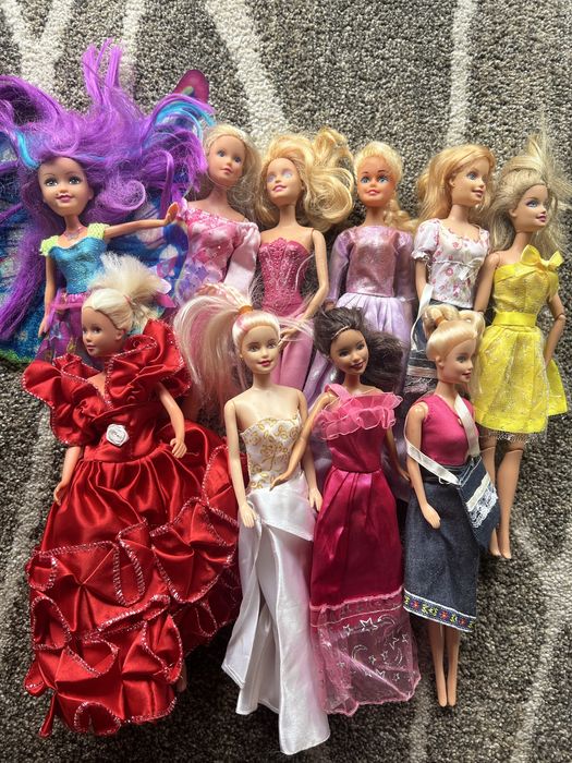 Zestaw 10 lalek typu barbie