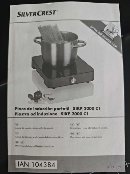 Placa Indução portátil