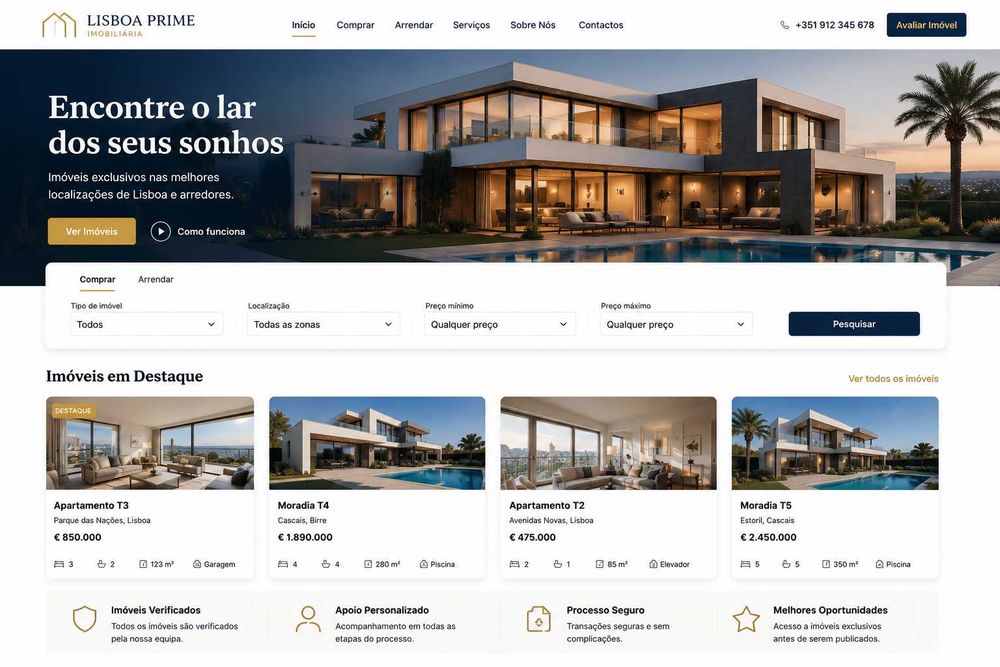 Criação de Sites Profissionais, IA e Automação para Empresas e Website profissional desde