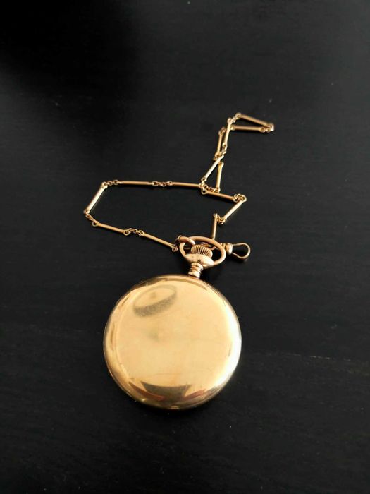 Relógio de bolso Walthman plaqueado