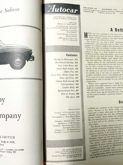 The Autocar - 26 Set. 1958